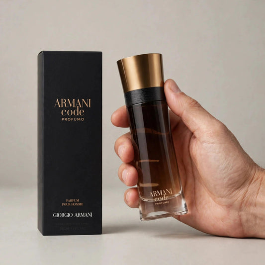 Giorgio Armani Code Profumo Parfum 110ml for Men – lifestyle scene