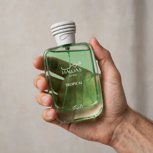 Rasasi Hawas Tropical Eau de Parfum 100ml/3.4oz for Men — hand