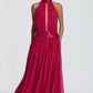 Embellished Halter Maxi Dress