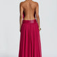 Embellished Halter Maxi Dress