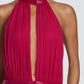 Embellished Halter Maxi Dress