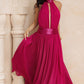 Embellished Halter Maxi Dress