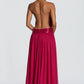 Embellished Halter Maxi Dress