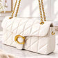 Coach Leather Shoulder Bag – Elegant Chain Strap Handbag, New