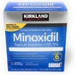 Kirkland Minoxidil 5% hair regrowth treatment box