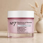 No7 Restore and Renew night cream in a warm beige studio