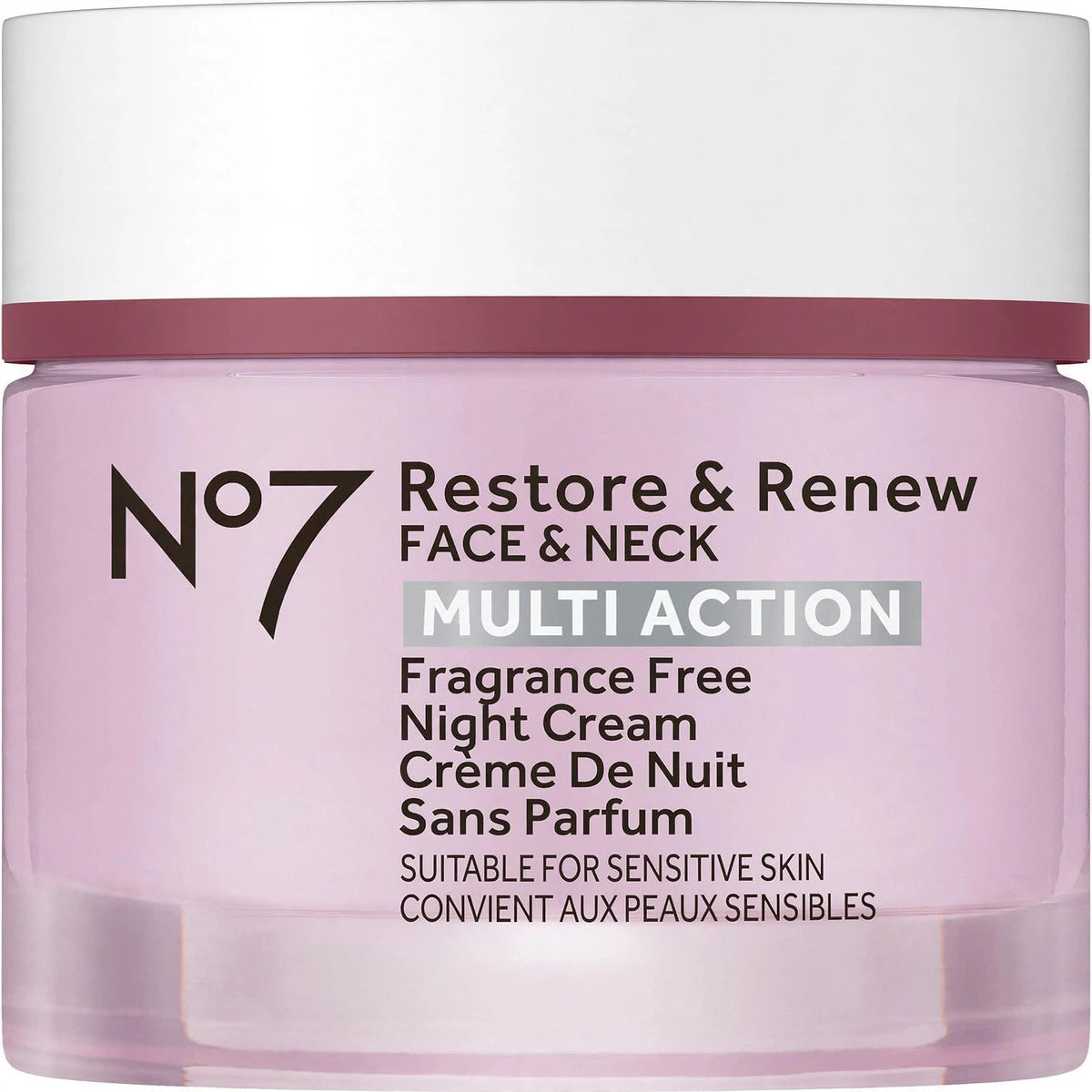 No7 Restore and Renew face and neck multi action night cream