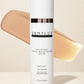DRMTLGY tinted moisturizer bottle in a cream studio
