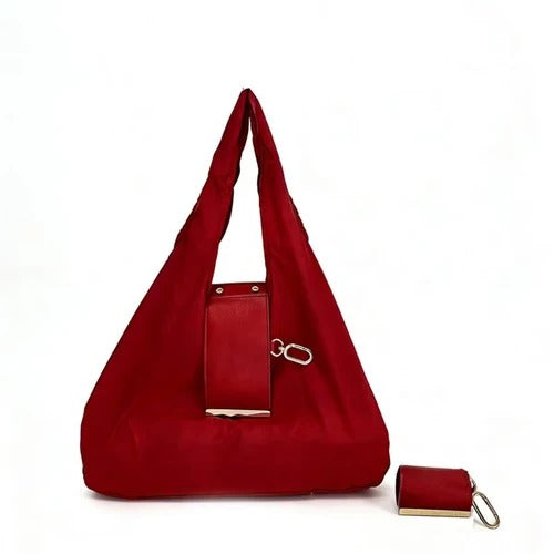 Foldable Keychain Tote Bag