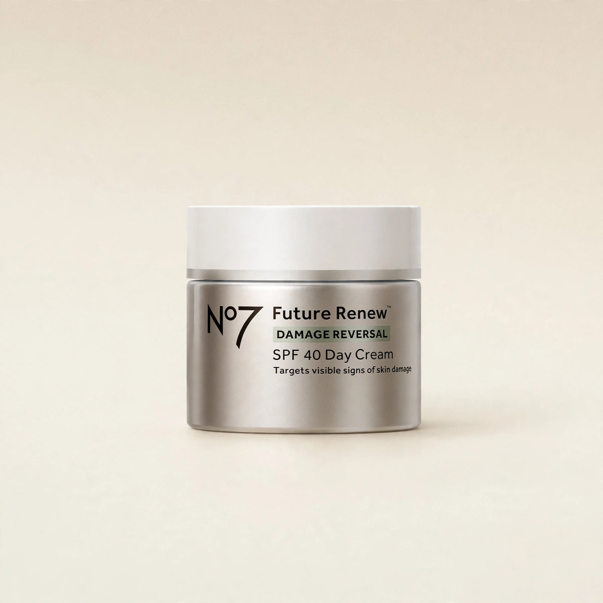 No7 Future Renew Day Cream SPF 40, enhanced product shot