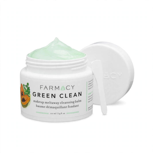 Farmacy Green Clean Makeup Meltaway Cleansing Balm, 3.4 oz, front view