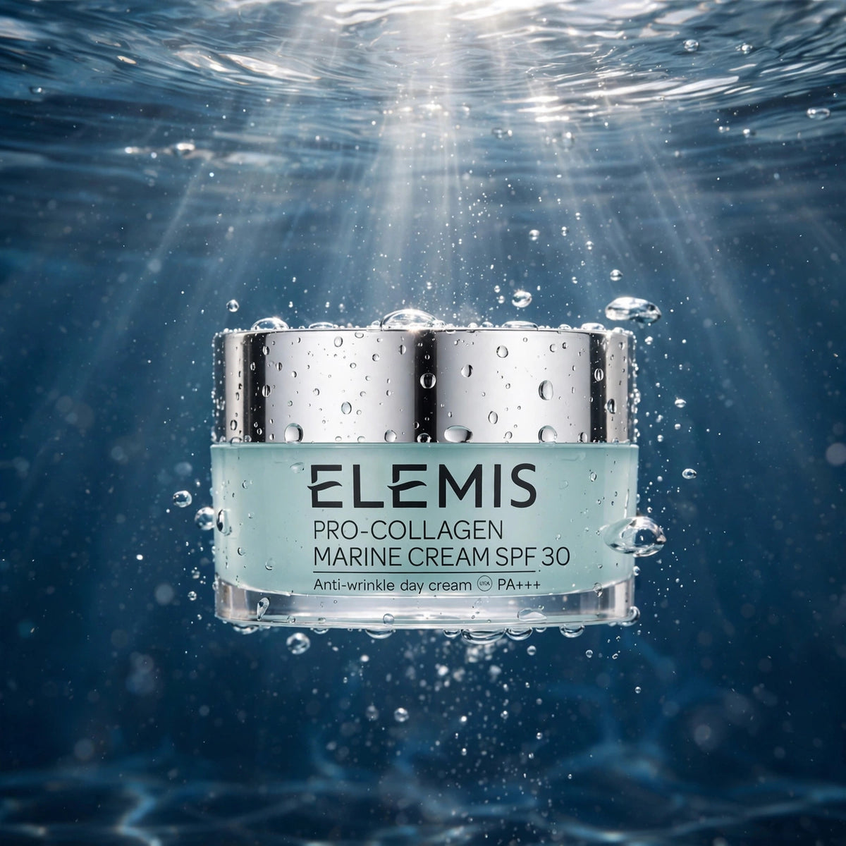 Elemis Pro-Collagen Marine Cream SPF 30 underwater luxury shot