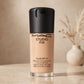 MAC Studio Fix Fluid SPF 15 foundation NC27 in warm beige studio setting
