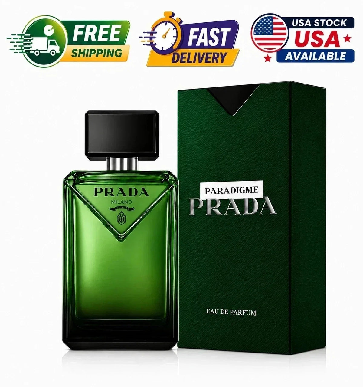 Prada Paradigme Men’s EDP – 3.3 oz / 100ml – Brand New Sealed