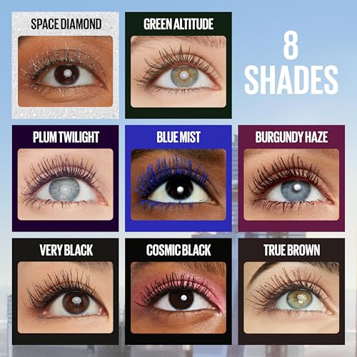 Maybelline Lash Sensational Sky High Mascara – Blackest Black Volumizing & Lengthening