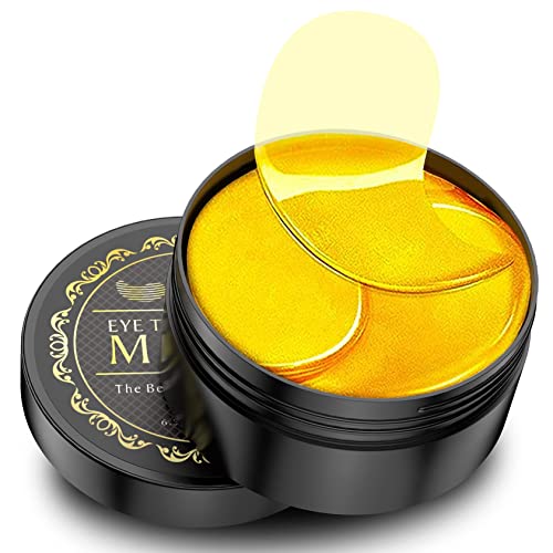 NAZANO 24K Gold Under Eye Patches – Hydrating Eye Masks 60 Pack
