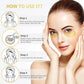 NAZANO 24K Gold Under Eye Patches – Hydrating Eye Masks 60 Pack