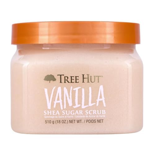 Tree Hut Vanilla Body Scrub – Exfoliating & Smoothing Body Care 18 oz