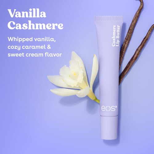 eos Vanilla Cashmere Lip Butter – Plumping Peptides & Shea Butter 0.35 fl oz