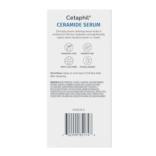 Cetaphil Ceramide Serum – Skin Barrier Repair for Sensitive Skin 1 oz