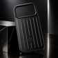 RIMOWA Black Aluminum Phone Case for iPhone 17 Pro – Premium Cover