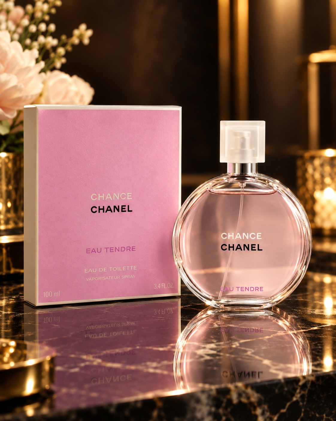 CHANCE EAU TENDRE by CHANEL Eau de Toilette Spray 100 ml / 3.4 oz