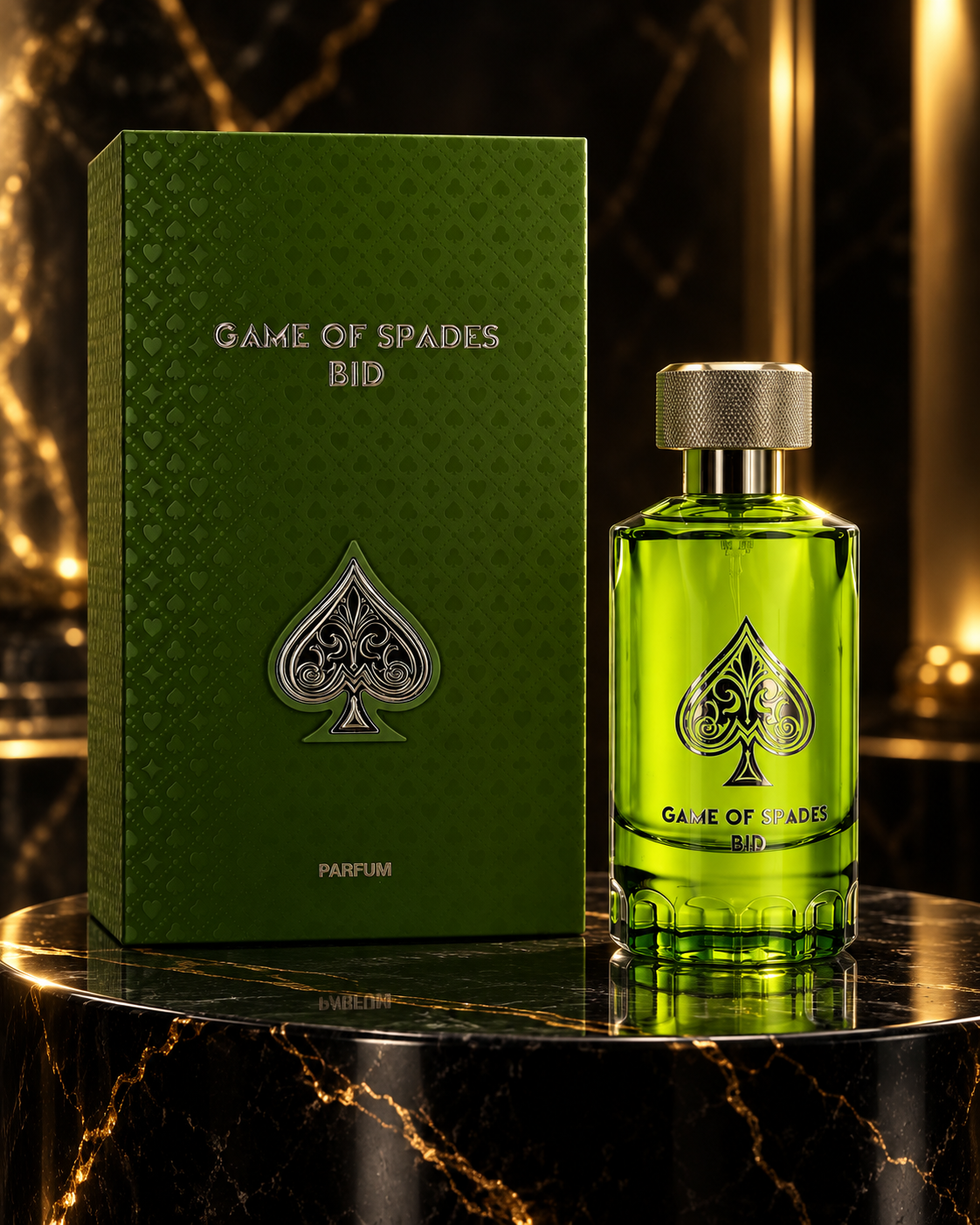 Game of Spades BID Men’s Parfum 100ml / 3.4 oz – Green Bottle – New & Sealed