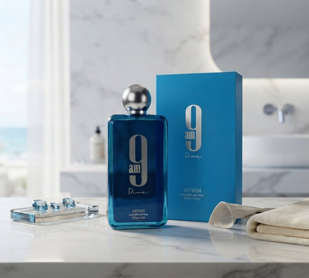 Afnan 9 AM Dive Eau de Parfum - 100ml / 3.4 oz