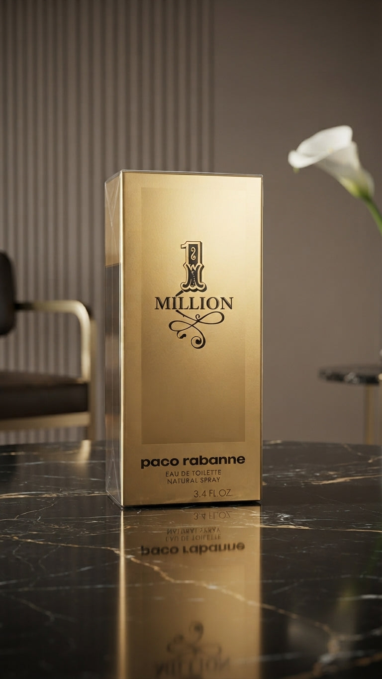Paco Rabanne 1 Million Eau de Toilette 100ml / 3.4 Fl Oz – Men’s Fragrance