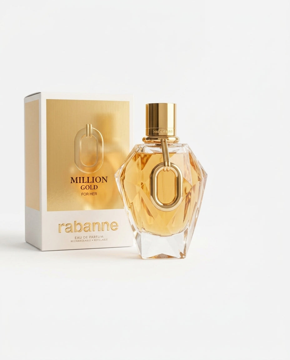 Paco Rabanne Million Gold Eau de Parfum Refillable Spray 3 oz