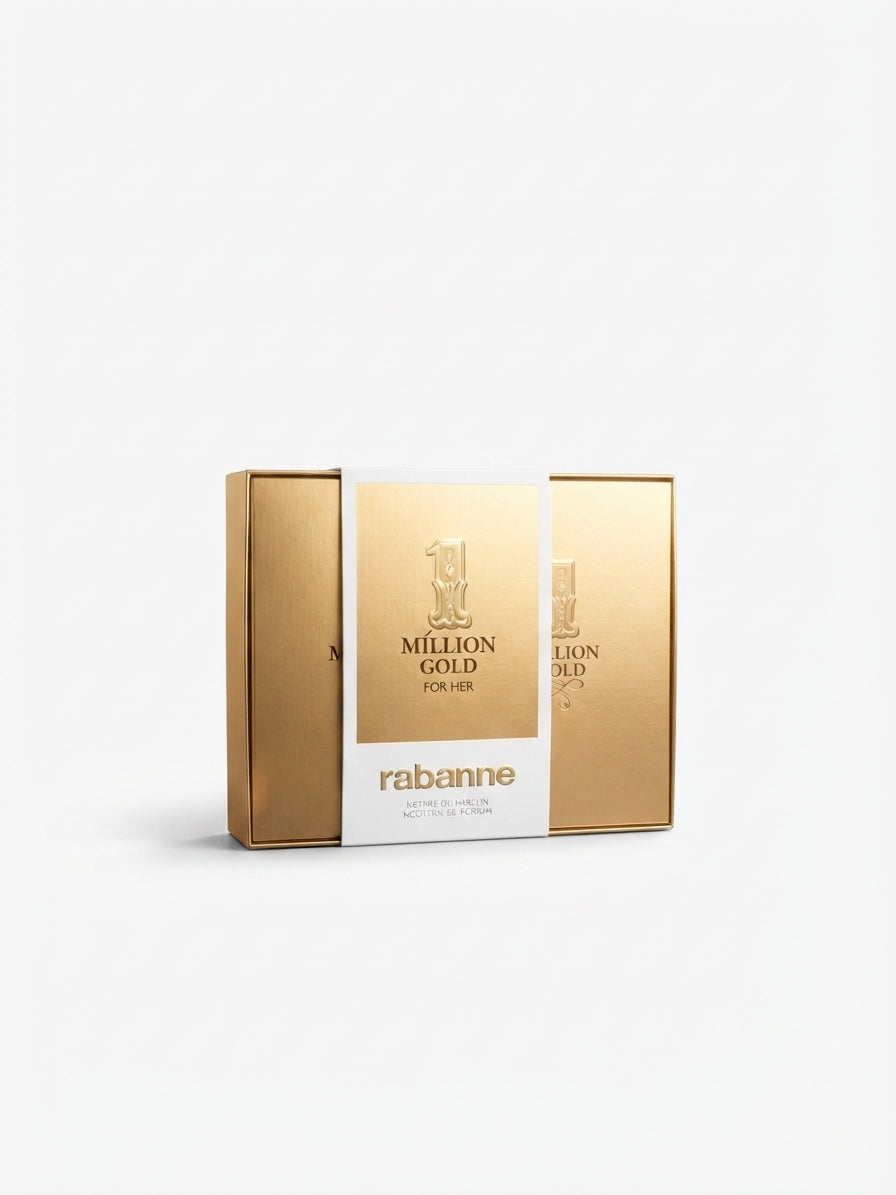 Rabanne 1 Million Gold For Her Eau de Parfum – Authentic Designer Fragrance