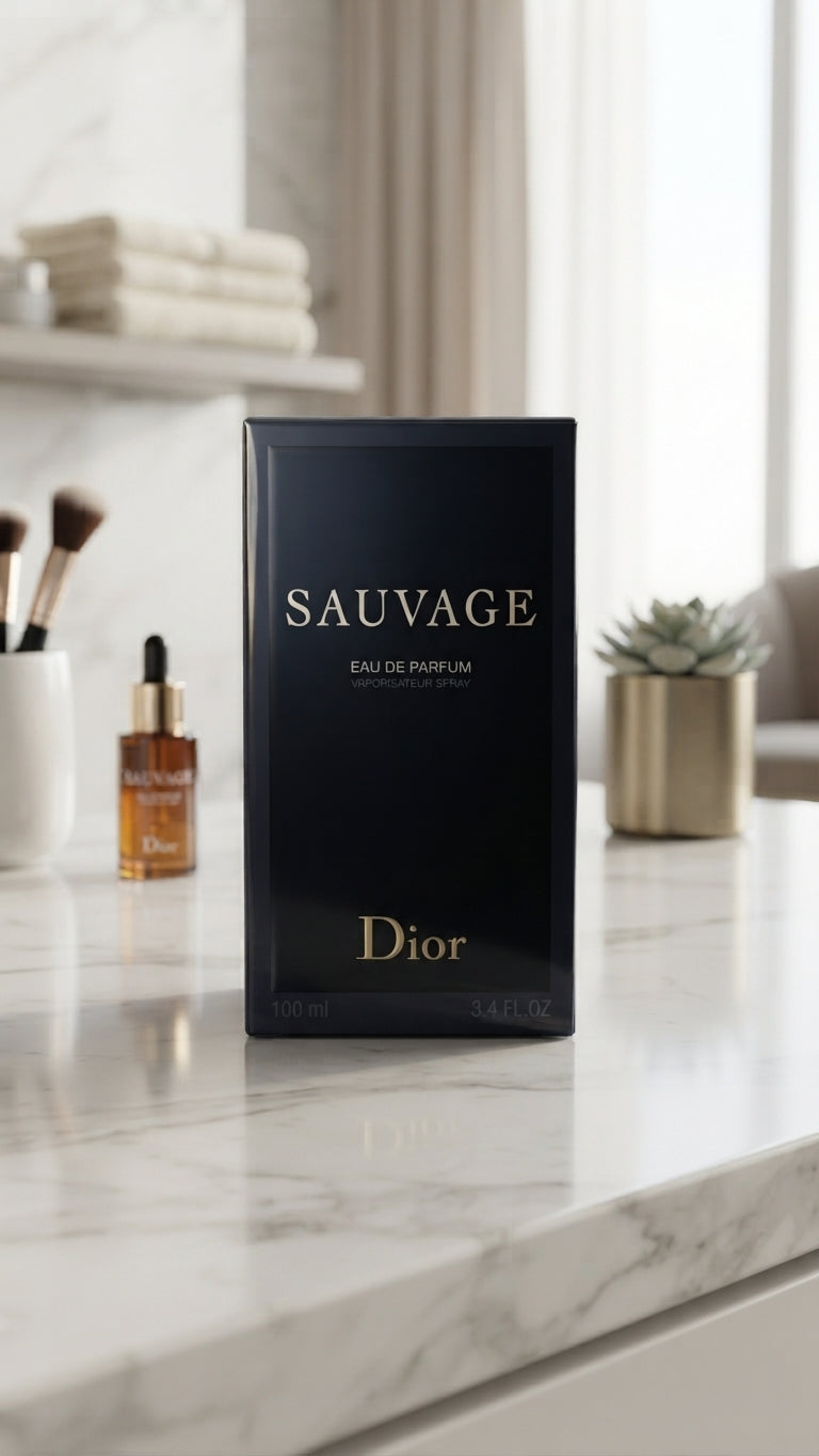 Dior Sauvage Eau de Parfum for Men, EDP Vaporisateur Spray – Designer Fragrance