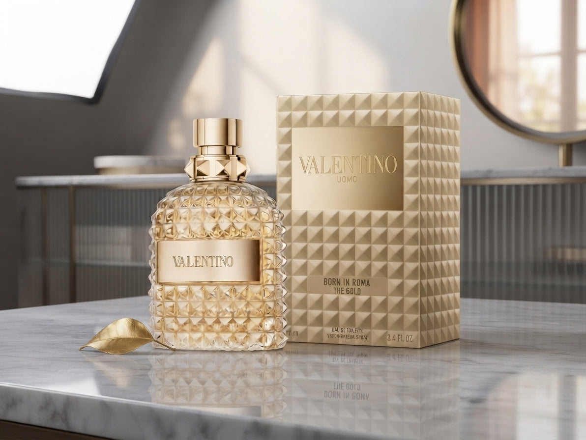 Valentino Uomo Born In Roma The Gold Eau de Toilette | 3.4 oz / 100 mL Spray