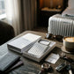 RIMOWA Case for iPhone 17 Pro Max – Silver Aluminum Protective Cover