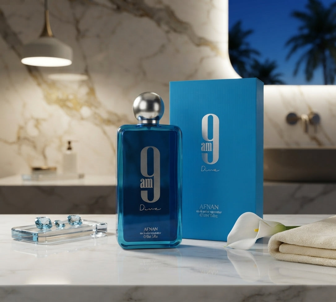 Afnan 9 AM Dive Eau de Parfum - 100ml / 3.4 oz