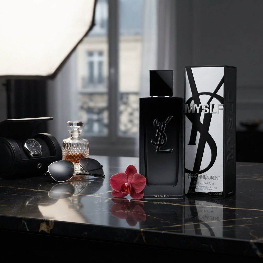 Yves Saint Laurent MYSLF Eau de Parfum – 100ml / 3.3 fl. oz. Luxury Men’s Fragrance
