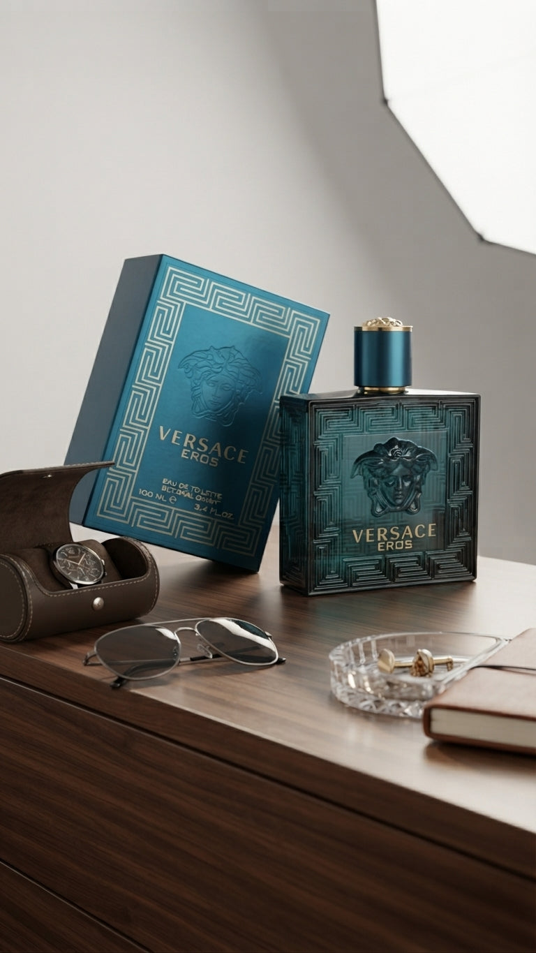 Versace Eros Eau de Toilette Spray - 100 ML (3.4 FL. OZ.)