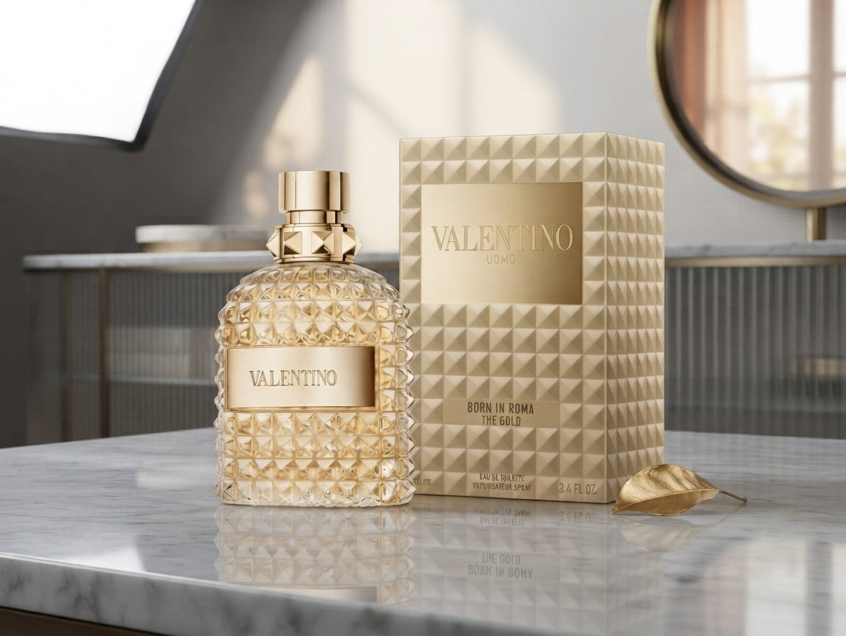 Valentino Uomo Born In Roma The Gold Eau de Toilette | 3.4 oz / 100 mL Spray