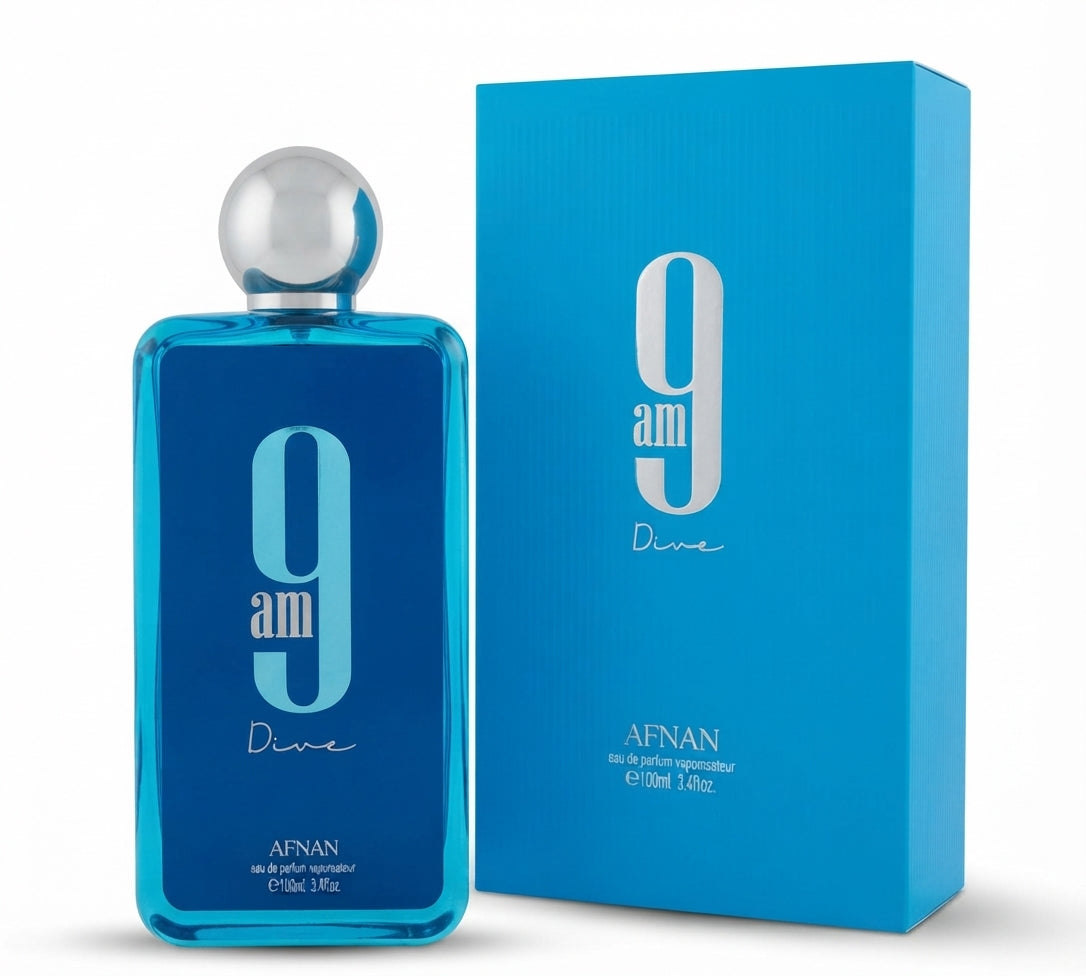Afnan 9 AM Dive Eau de Parfum - 100ml / 3.4 oz