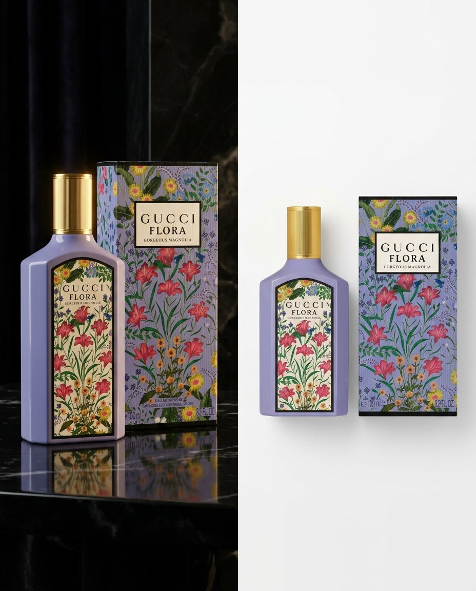 Gucci Flora Gorgeous Magnolia Eau de Parfum Spray 3.3 oz 100 ml Fragrance