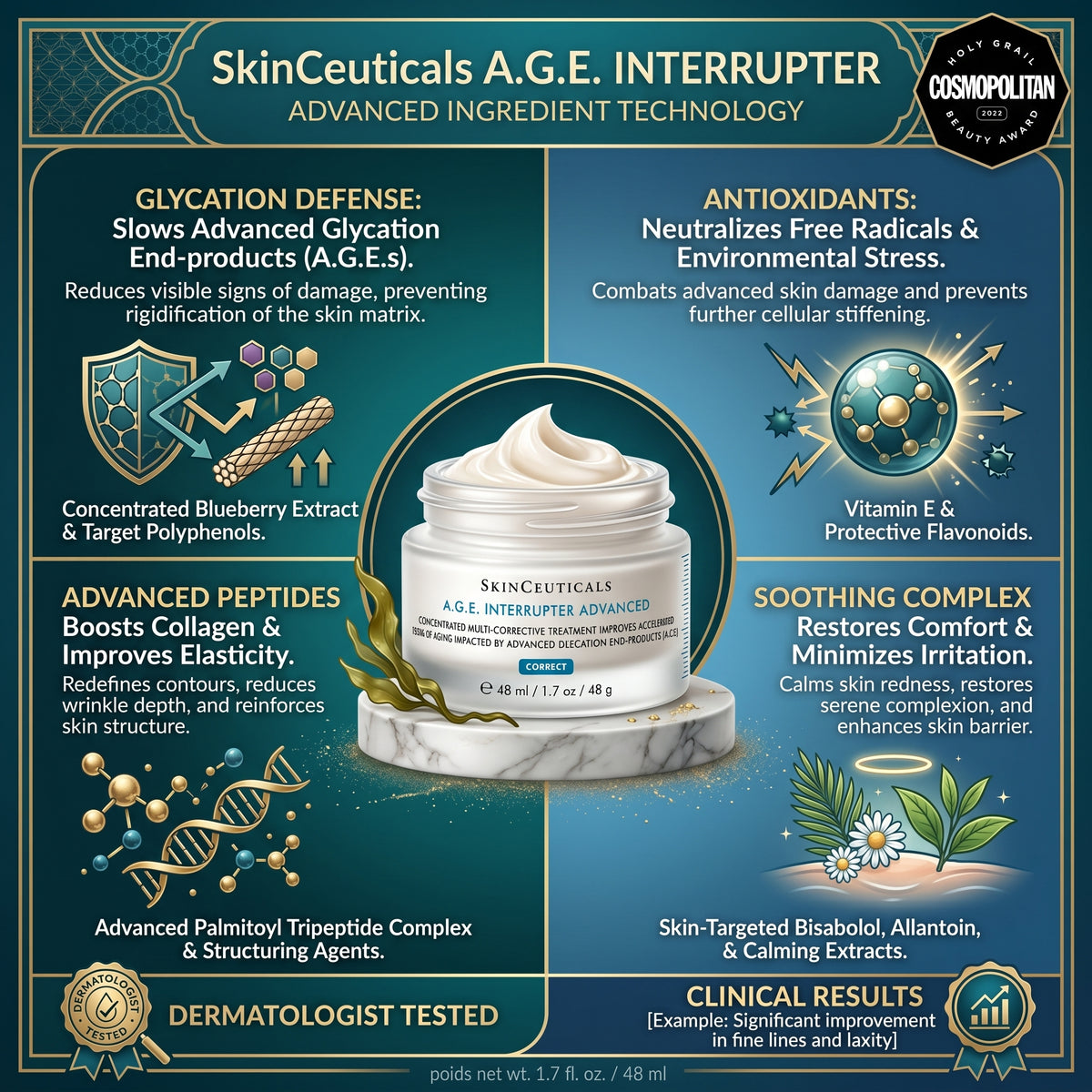 Luxrias™ SkinCeuticals A.G.E. Interrupter Advanced Anti-Aging Cream