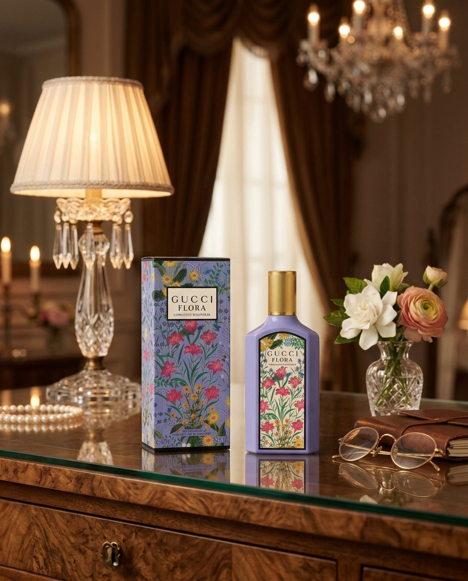 Gucci Flora Gorgeous Magnolia Eau de Parfum Spray 3.3 oz 100 ml Fragrance