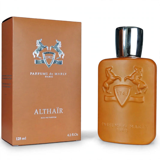 Parfums de Marly Althair Eau de Parfum 125ml for Men — bottle and box on white background