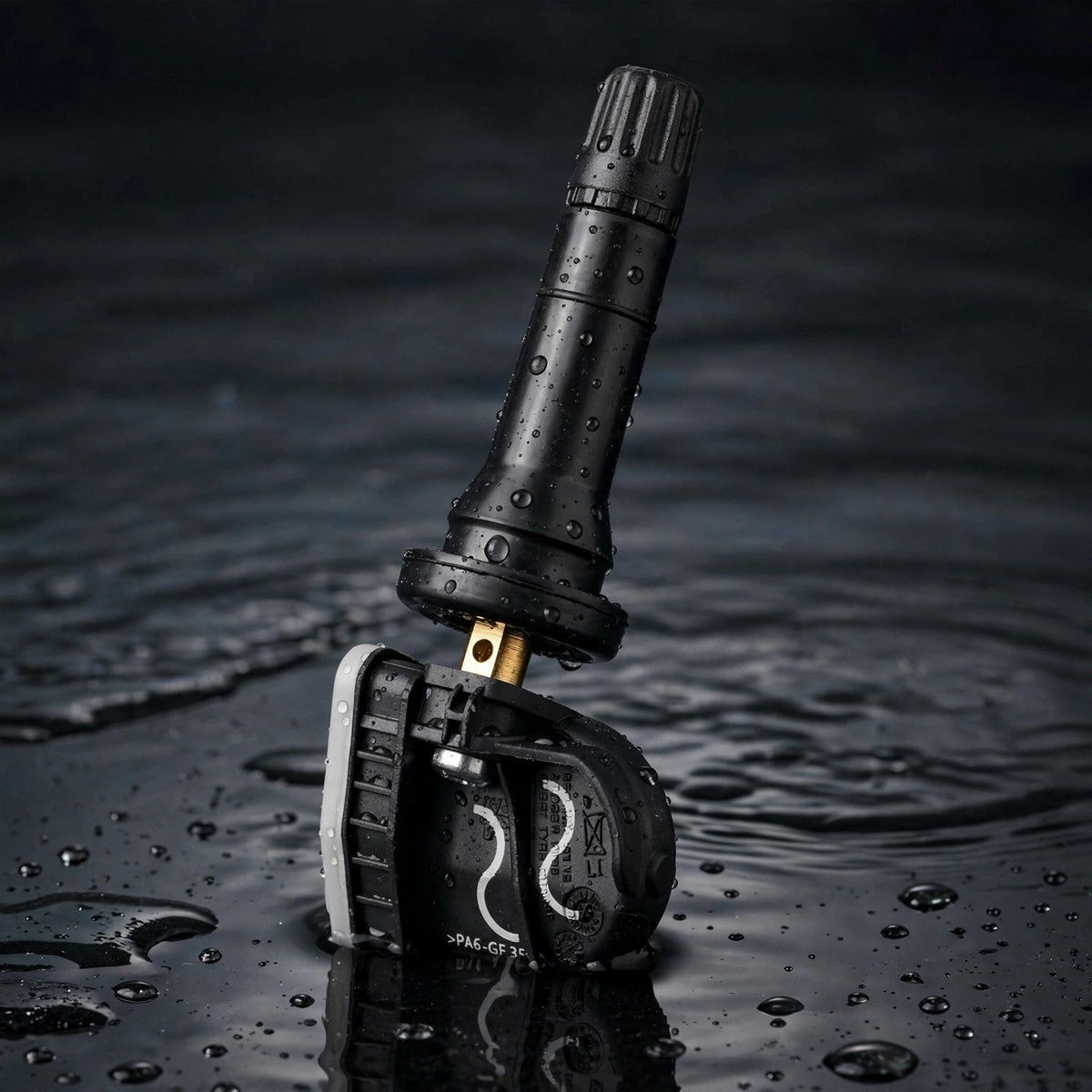 Ford HC3Z-1A189-A TPMS tire pressure sensor in a water scene