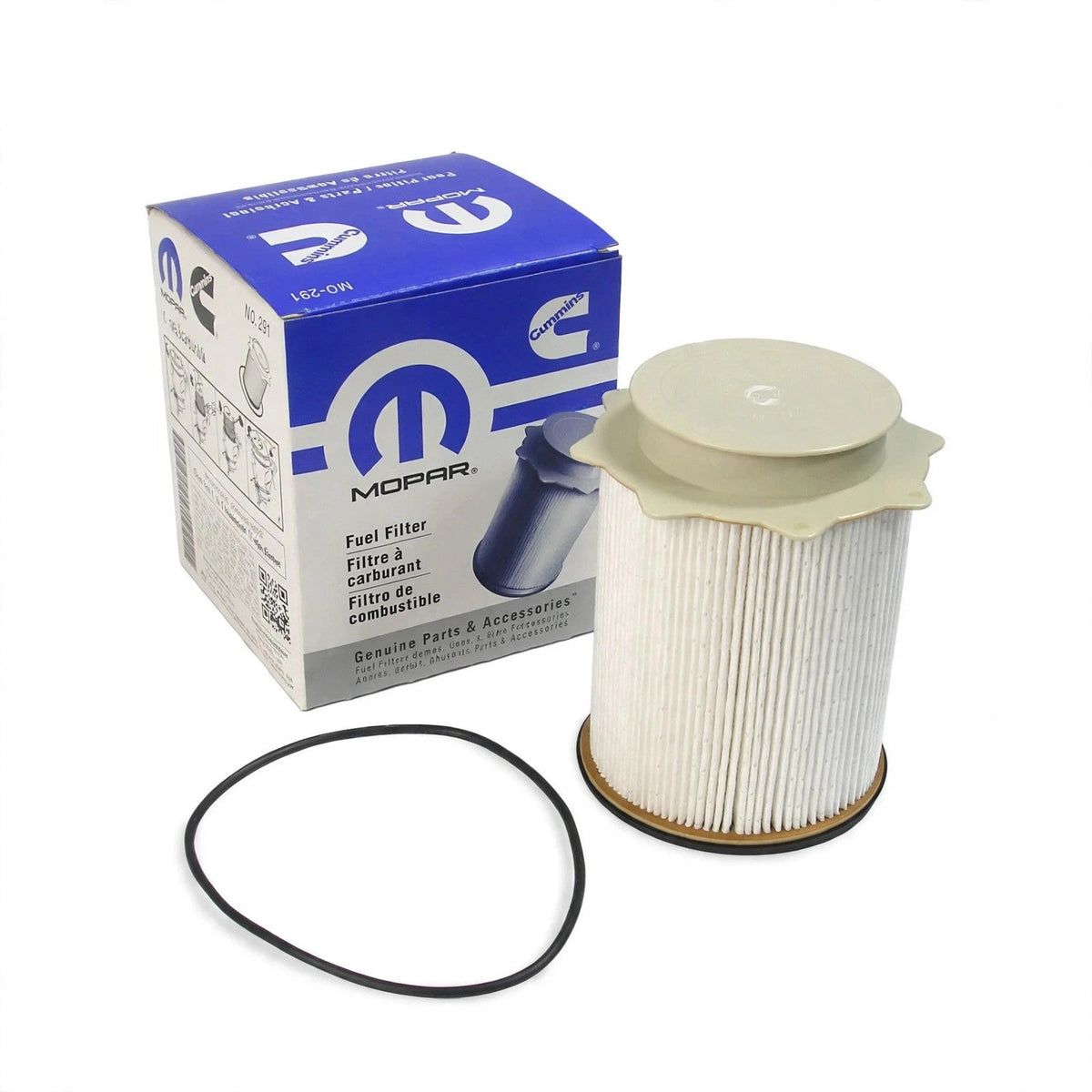 Mopar 68157291AA fuel filter, detail view