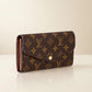 Louis Vuitton Sarah wallet M60005 in monogram canvas in a cream studio