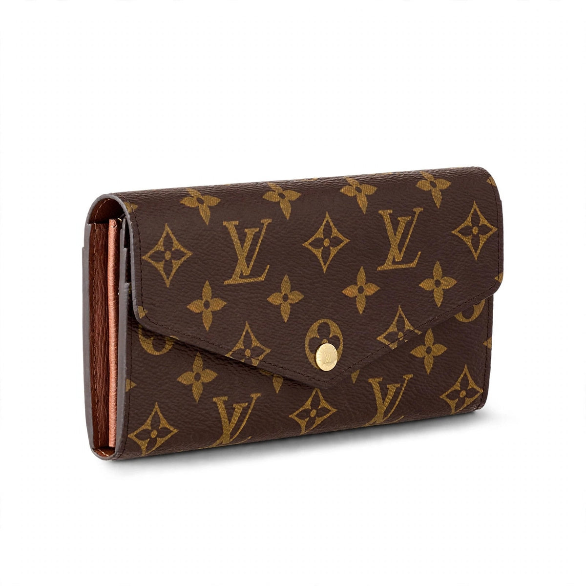 Louis Vuitton Sarah wallet M60005 in monogram canvas, detail view