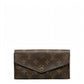 Louis Vuitton Portefeuille Sarah monogram long wallet, detail view