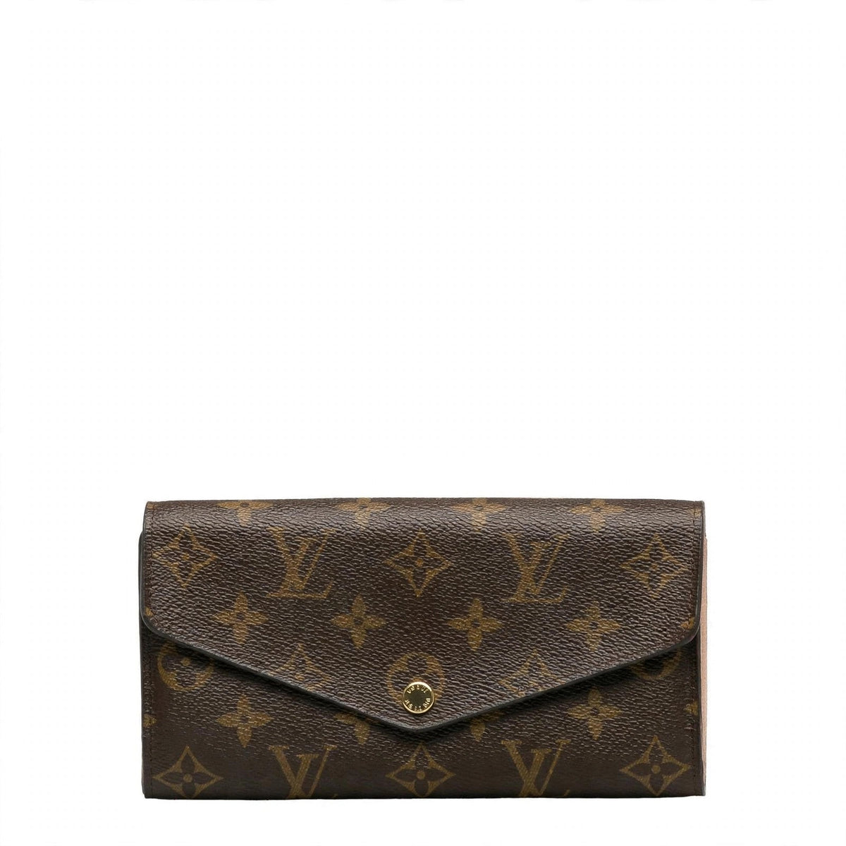 Louis Vuitton Portefeuille Sarah monogram long wallet, detail view