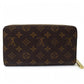 Louis Vuitton Zippy Organizer monogram long wallet on white background
